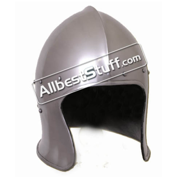 Medieval Italian Sallet made from Heavy 14 Gauge Steel