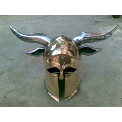 SALE! Brass Corinthian Viking Helmet 18 Gauge