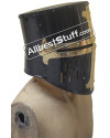SALE! Crusader Helmet Black Finish with Brass Cross 16 Gauge image 5