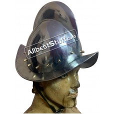 SALE! German Morion Landsknecht Helmet 18 Gauge Steel