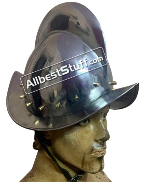 German Morion Landsknecht Helmet 18 Gauge Steel