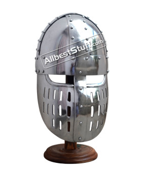 Medieval Crusader Heavy 14 Gauge Helmet