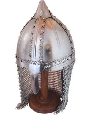 Russian Boyar Helmet - Gnezdovo Helmet With Chain Mail