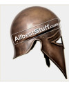 Italo Corinthian Helmet 18 Gauge Steel Leather Liner Antique Finish image 1