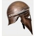 Italo Corinthian Helmet 18 Gauge Steel Leather Liner Antique Finish