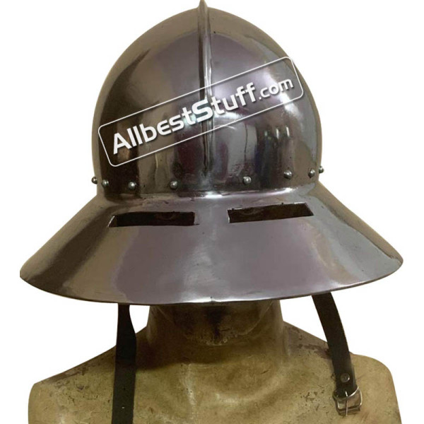 Late Medieval Kapalinhelm Helmet Heavy 14 Gauge Steel
