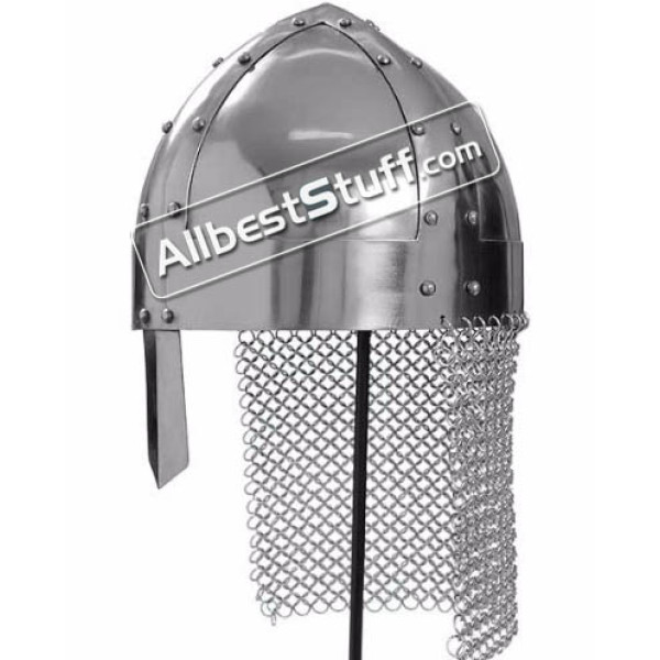 Light Weight Spangenhelm for LARP Events 20 Gauge Steel