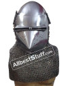 Medieval Houndskull Bascinet made from Heavy 14 Gauge Steel image 1