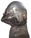 Medieval Houndskull Bascinet made from Heavy 14 Gauge Steel image 5