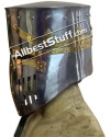 Medieval 13th Century Great Pot Helmet Made of 16 Gauge Steel image 4