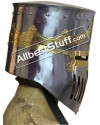 Medieval 13th Century Great Pot Helmet Made of 16 Gauge Steel image 3