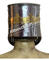 Medieval 13th Century Great Pot Helmet Made of 16 Gauge Steel image 2