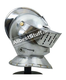 Medieval 15th Century European Closed Helmet