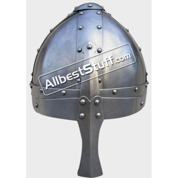 Medieval 16 Gauge Steel Wenceslas Norman Helmet
