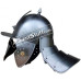 Medieval 16th century Burgonet with visored Helmet