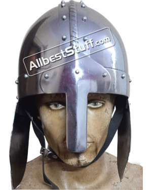 Medieval 9th Century Viking Nasal Early Spangenhelm Helmet
