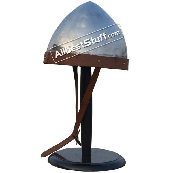 Medieval Archers Domed Helmet made from 16 Gauge Steel