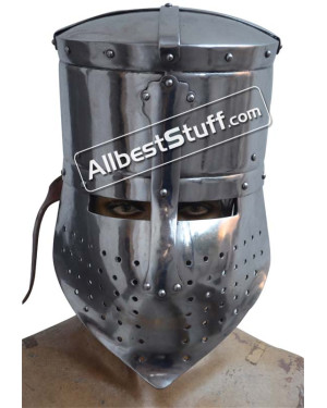 SALE! Knight Crusader Medieval Templar Helmet Steel Wearable Costume Armor