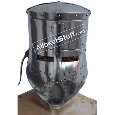 SALE! Knight Crusader Medieval Templar Helmet Steel Wearable Costume Armor
