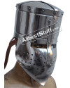 SALE! Knight Crusader Medieval Templar Helmet Steel Wearable Costume Armor image 3