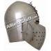 Medieval Bascinet Helmet 14th Century made from 14 Gauge Steel