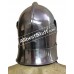 Medieval Bellows Face Sallet Helmet of 1490 AD made in 14 Gauge Steel