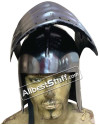 Set of 5 Bellows Face Sallet Helmet 1490 AD 14 Gauge Steel image 4
