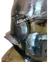 SALE! Medieval Burgonet Close Helmet 18 Gauge Steel image 3