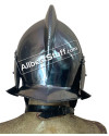 SALE! Medieval Burgonet Close Helmet 18 Gauge Steel image 1