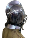 14 Gauge Medieval Burgonet Helmet with Bevors Set of 5 image 2