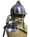 14 Gauge Medieval Burgonet Helmet with Bevors Set of 5 image 3