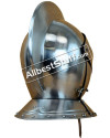 Medieval Closed Helmet Made of 16 Gauge Steel image 2