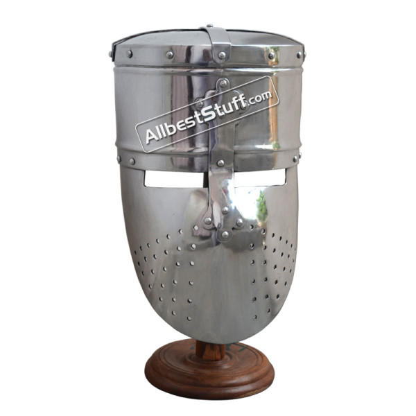 Medieval Crusader Templar Heavy 14 gauge Helmet