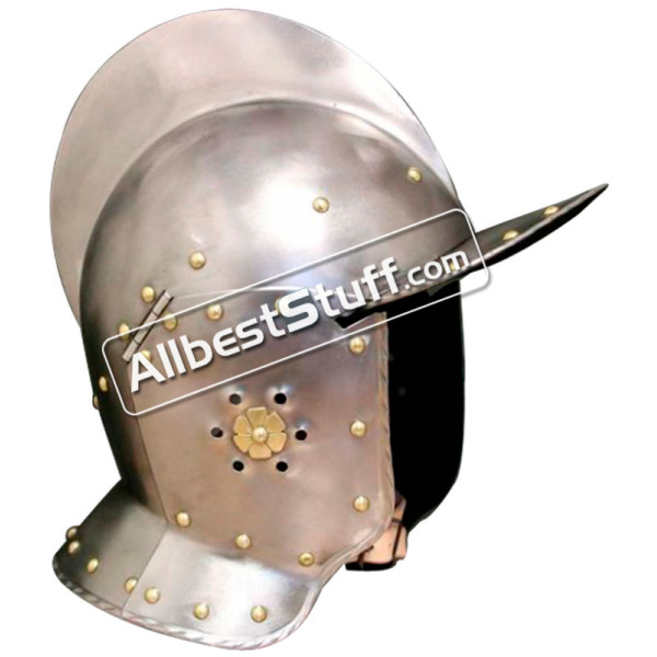 Medieval Cuirassiers burgonet early 17th cavalry Helmet