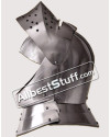 Medieval English Closed Helmet 16th Century made of 18 Gauge Steel image 1