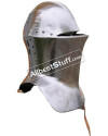 Medieval Frog mouth Armet Helmet Made of 18 Gauge Steel image 1