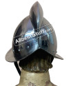 Medieval German Morion Helmet 16 Gauge Steel image 2