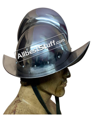 Lot of 5 German Morion Helmet in 16 Gauge Steel