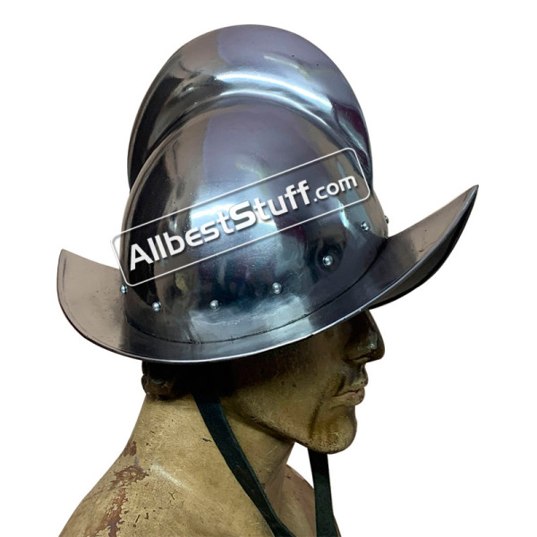 Medieval German Morion Helmet 16 Gauge Steel