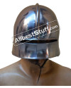 Medieval German Sallet Helmet Strong 14 Gauge Steel Battle Ready image 1