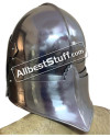 Medieval German Sallet Helmet Strong 14 Gauge Steel Battle Ready image 3