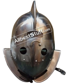 Medieval Gladiator Secutor Helmet Heavy Duty