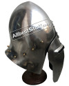 SALE! Medieval Heavy 14 Gauge Steel Bascinet Helmet image 1