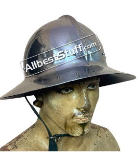 SALE! Medieval Kettle Hat 14th Century made of 16 Gauge Steel