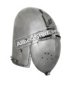 Medieval Klappvisier Bascinet from 1370 AD made in Heavy 14 Gauge Steel image 2