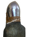 Medieval Klappvisier Bascinet from 1370 AD made in Heavy 14 Gauge Steel image 5