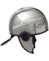 Medieval Late Roman Made of 18 Gauge Steel Helmet Intercisa I image 1