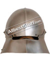 Medieval Maximilian Sallet Helmet Made of 16 Gauge Steel image 1