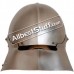 Medieval Maximilian Sallet Helmet Made of 16 Gauge Steel