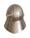 Medieval Maximilian Sallet Helmet Made of 16 Gauge Steel image 2